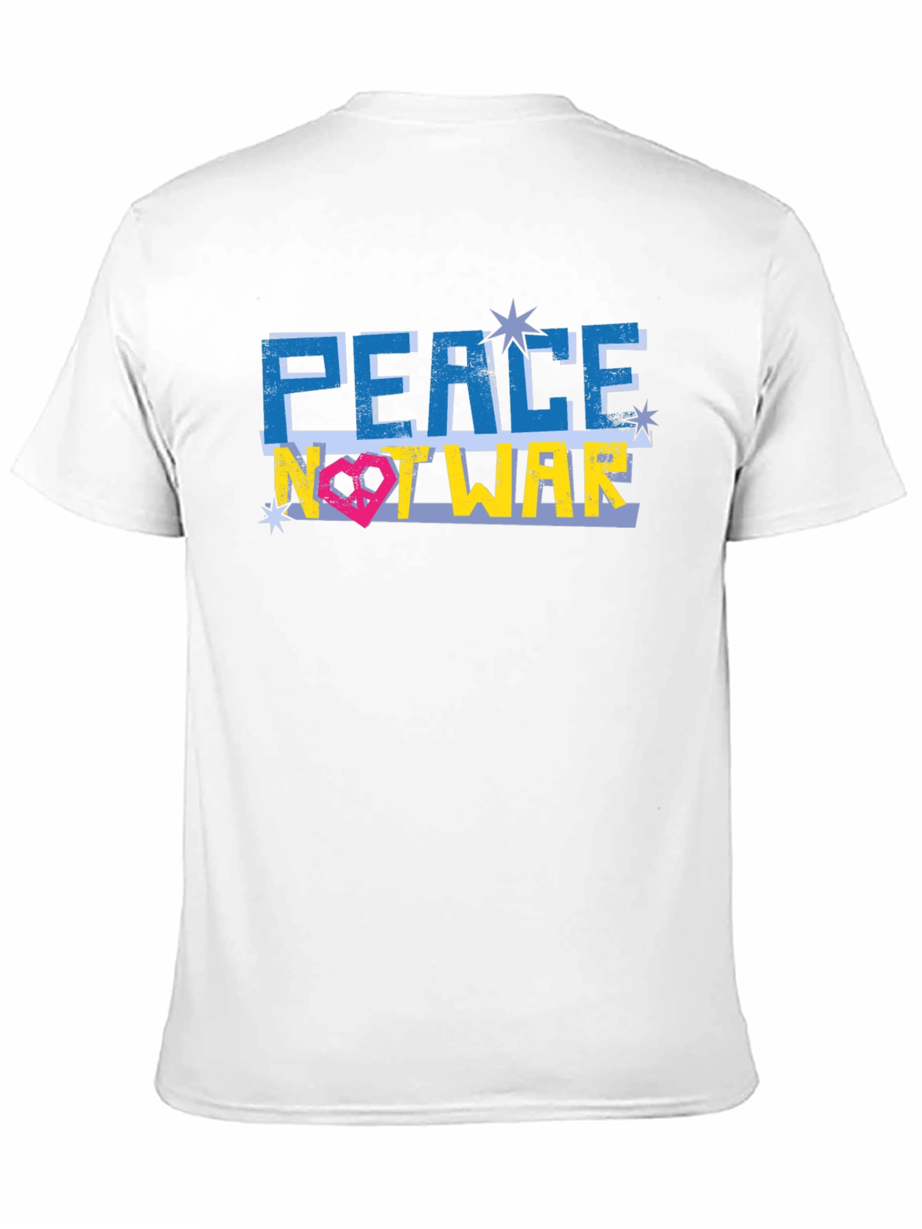 Black Peace Not War Ukraine T-Shirt view 11