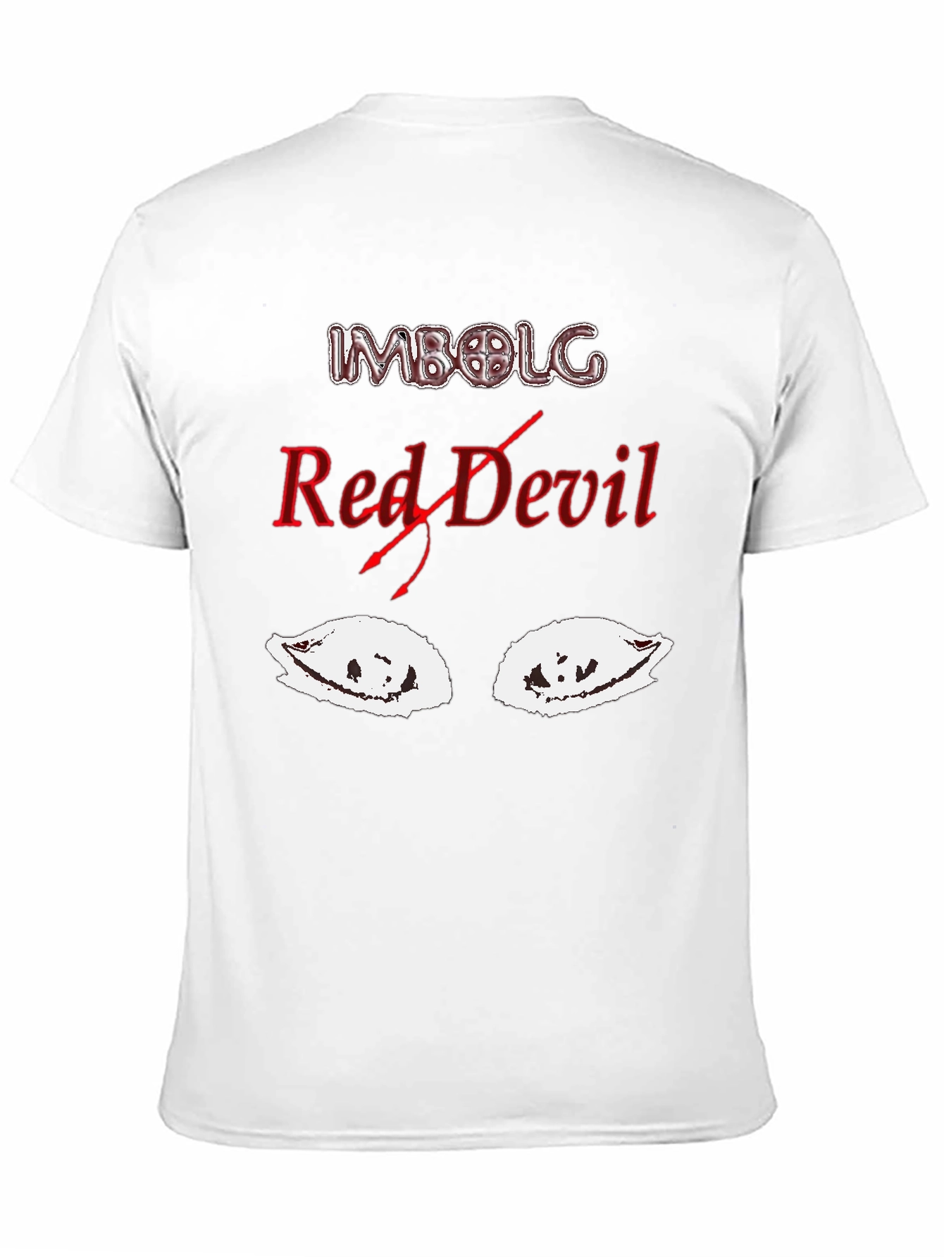 Black Imbolg Red Devil Graphic T-Shirt - Soft Cotton Blend view 11