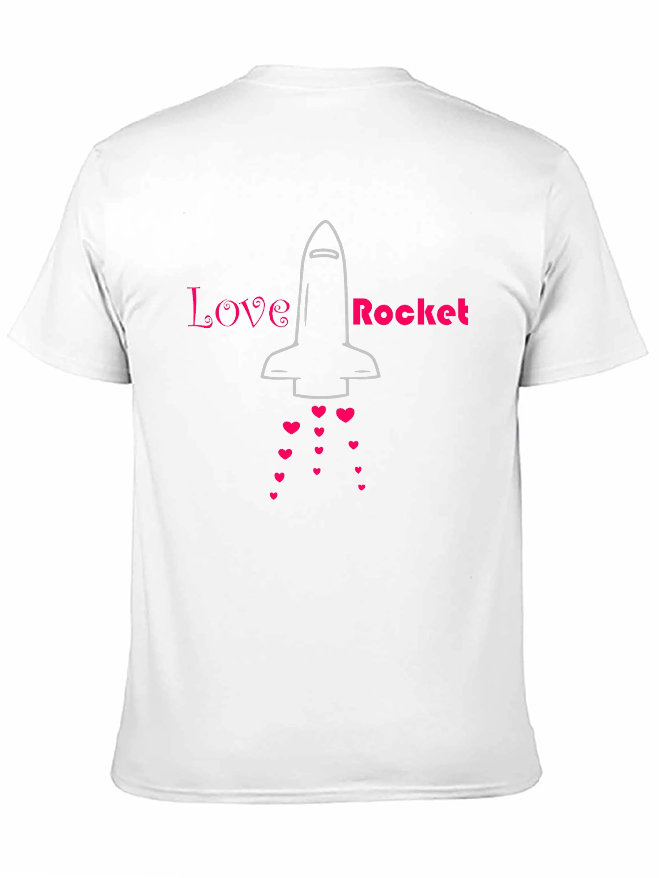 Black Love Rocket Graphic Tee - Black Cotton Blend view 11