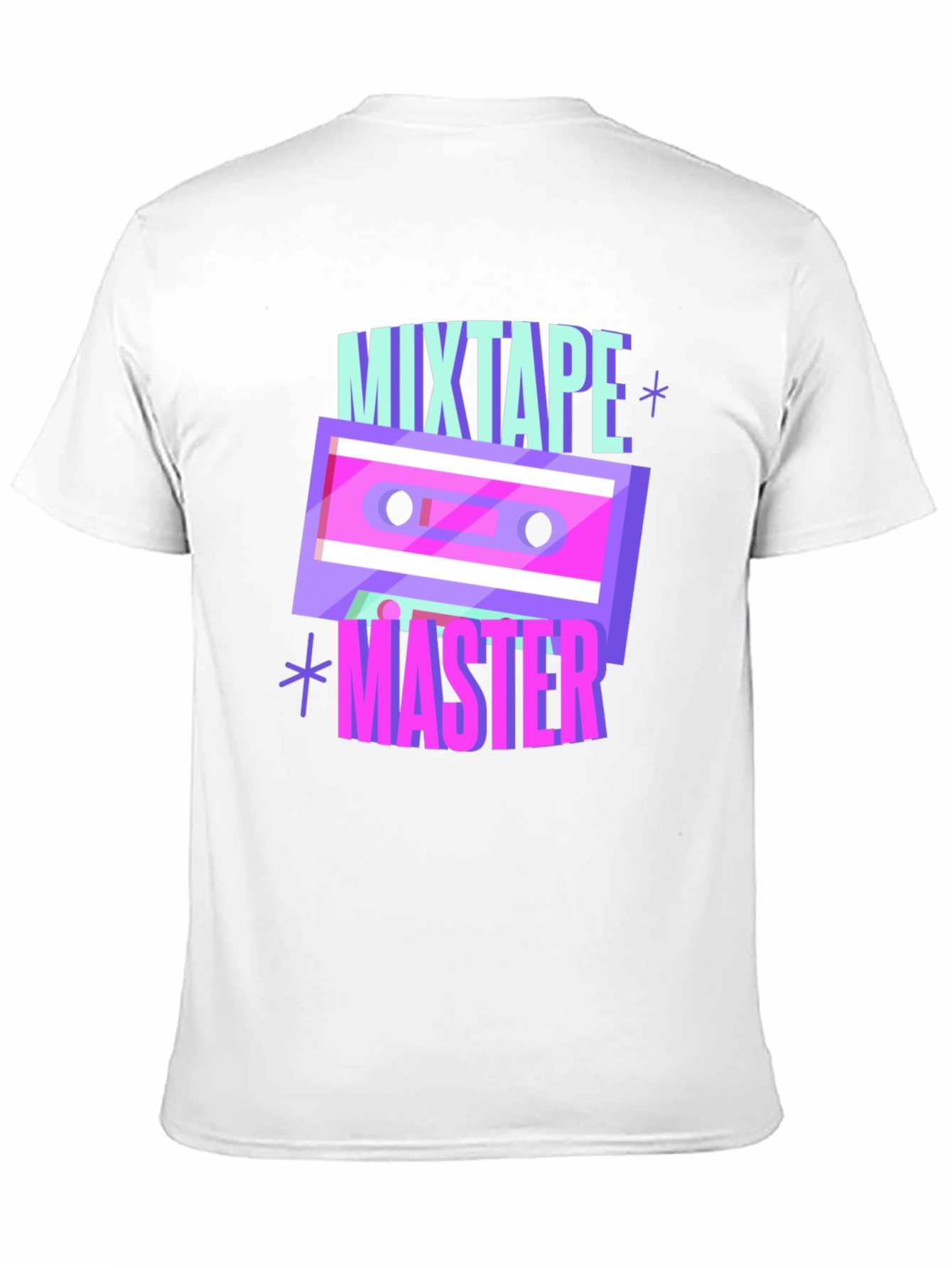 Black Mixtape Master Graphic T-Shirt view 11
