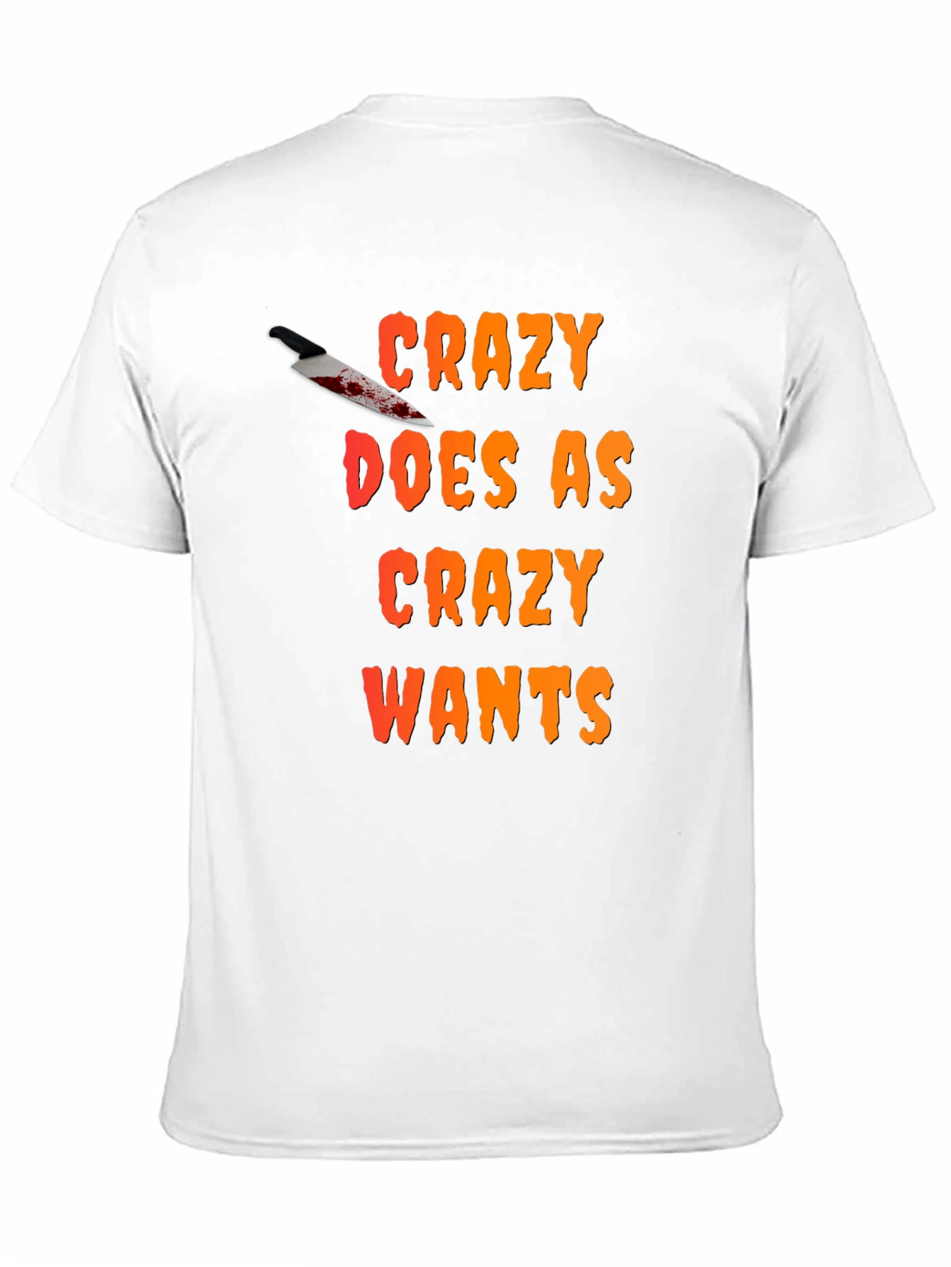 Black Crazy Wants T-Shirt view 11