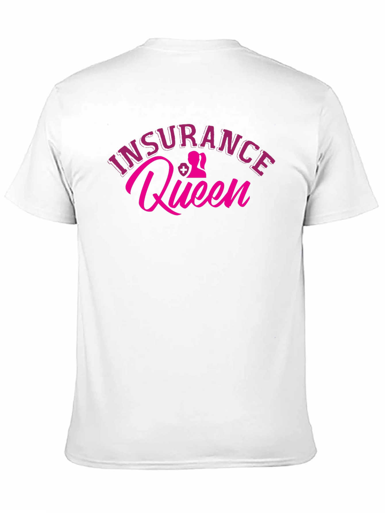 Black Insurance Queen Black T-Shirt view 11