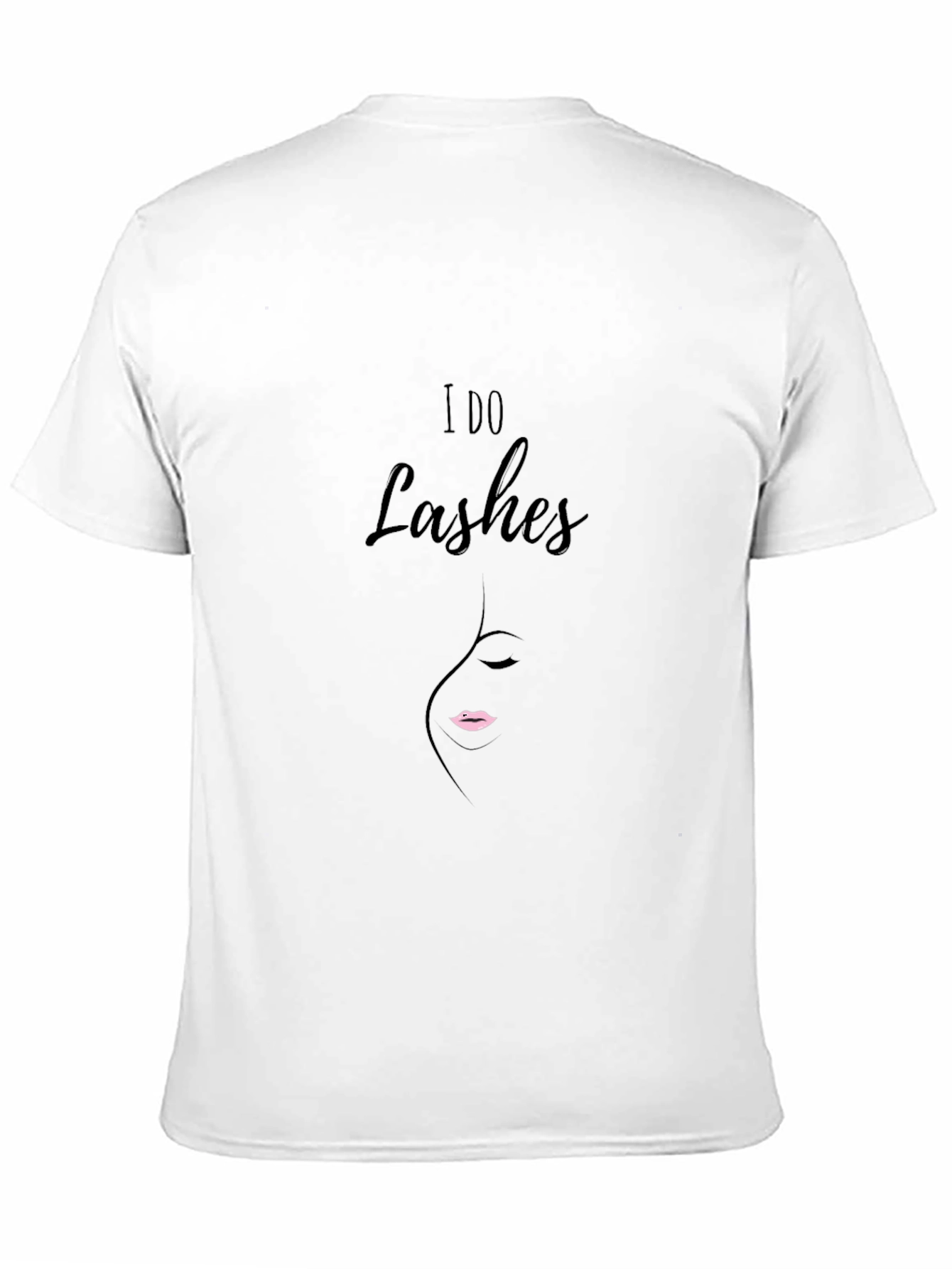 Black I Do Lashes Graphic Tee - Black T-Shirt view 11