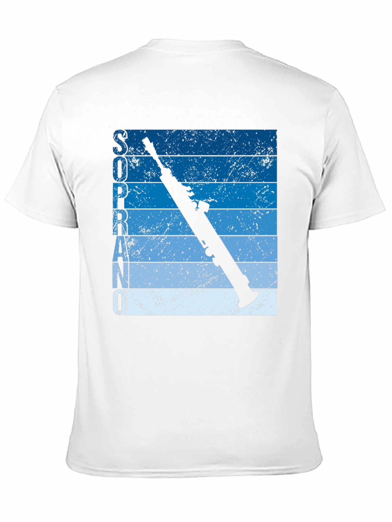 Black Soprano Clarinet Graphic Tee - Musician's Style view 11