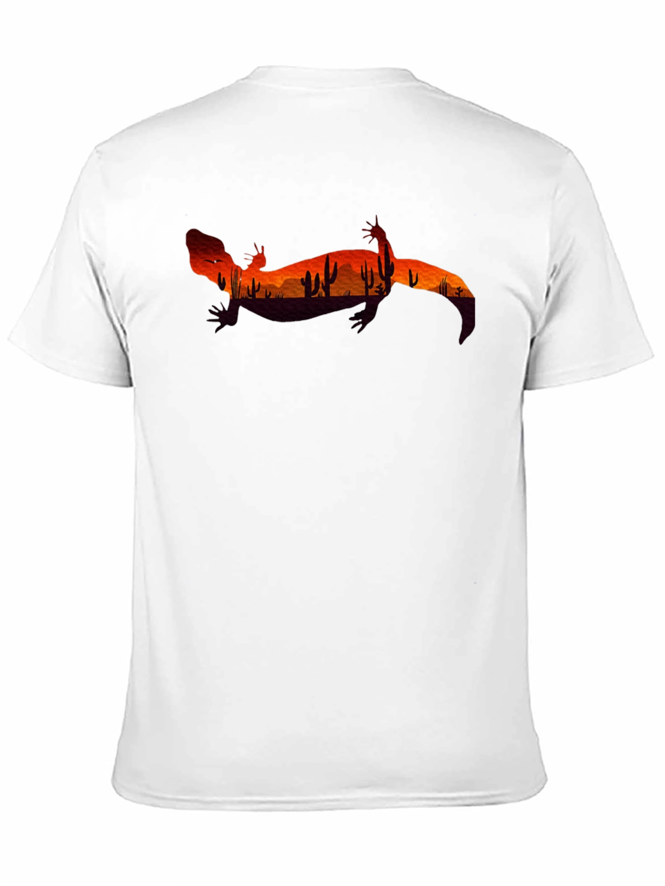 Black Desert Lizard Graphic Tee - Black view 11