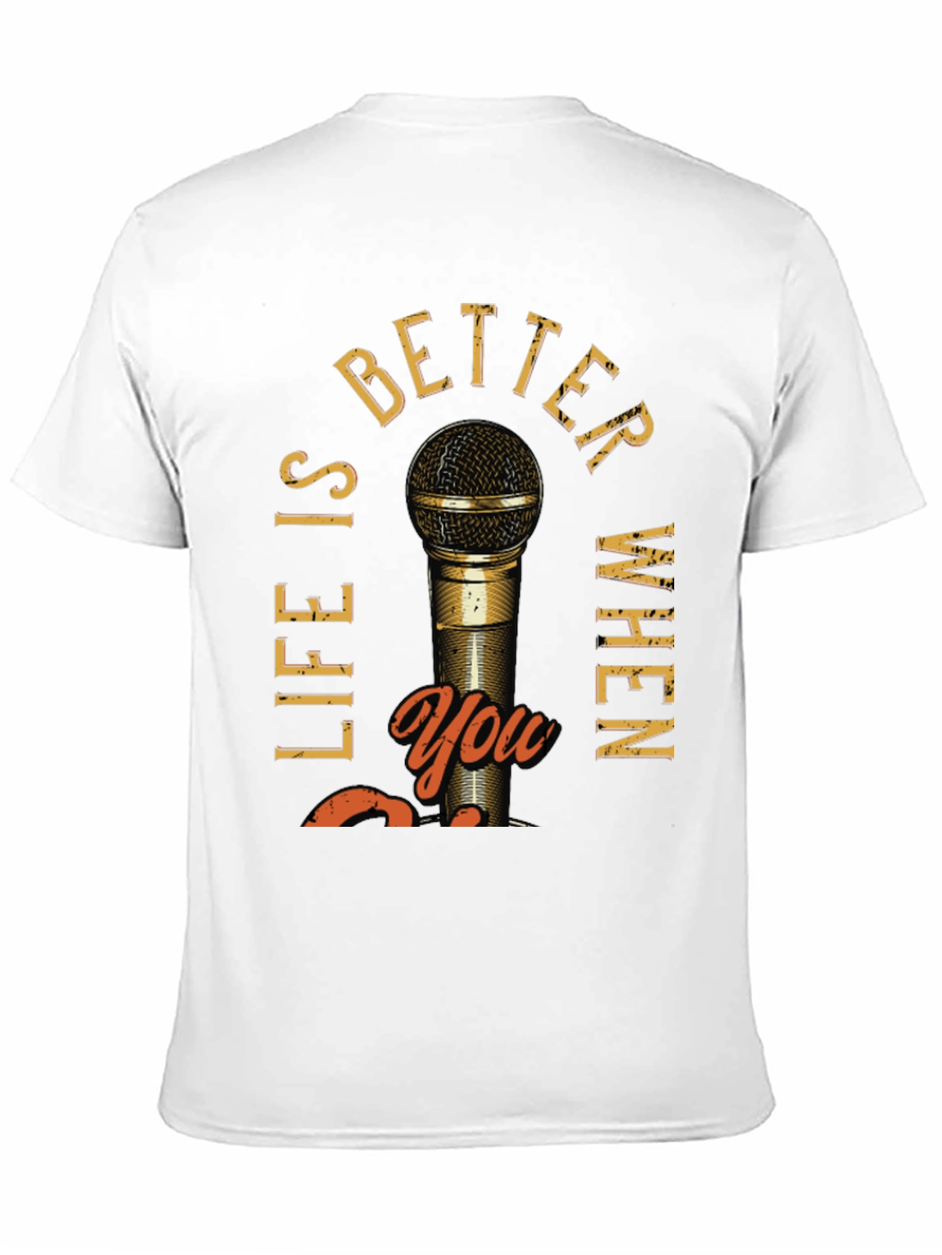Black Life Is Better With You Men's Graphic T-Shirt view 11