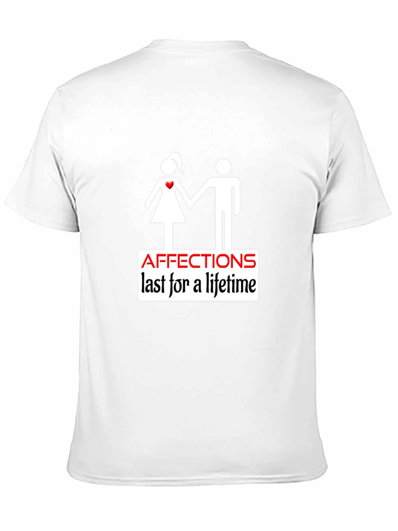 Black Affection Lifetime Tee - Classic Black Cotton Blend view 11