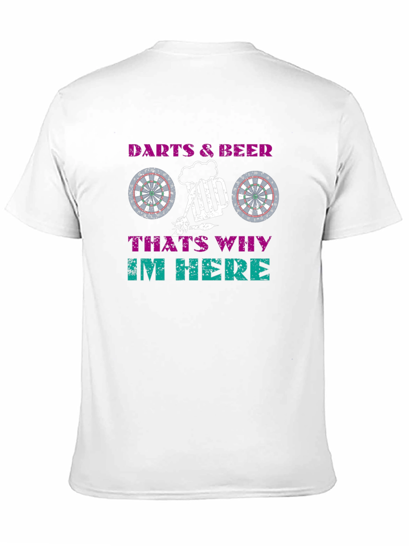 Black Darts & Beer Graphic Tee view 11