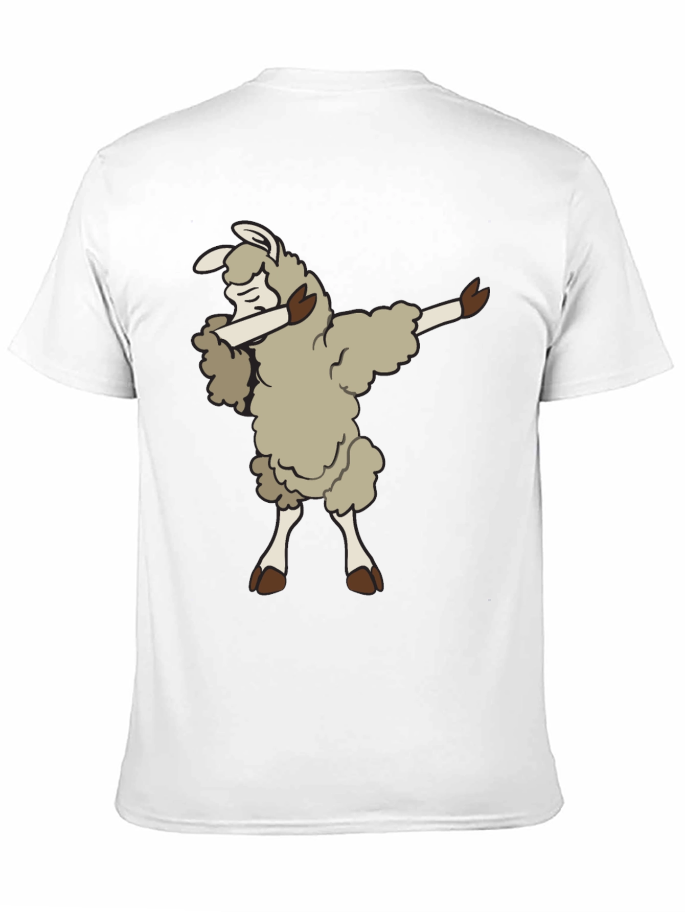 Black Dabbing Llama T-Shirt - Fun & Unique Design view 11