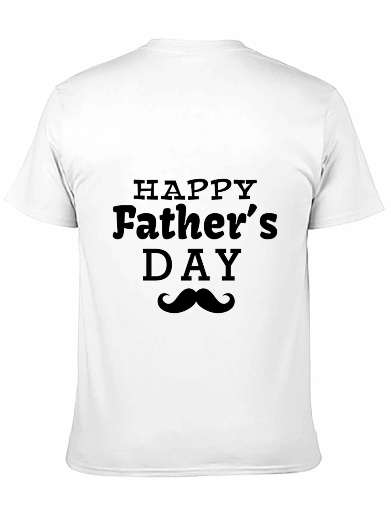 Black Happy Father's Day Black Graphic T-Shirt view 11
