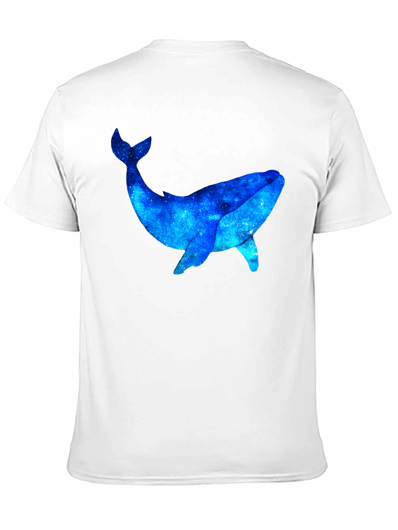 Black Cosmic Whale Graphic Black T-Shirt view 11