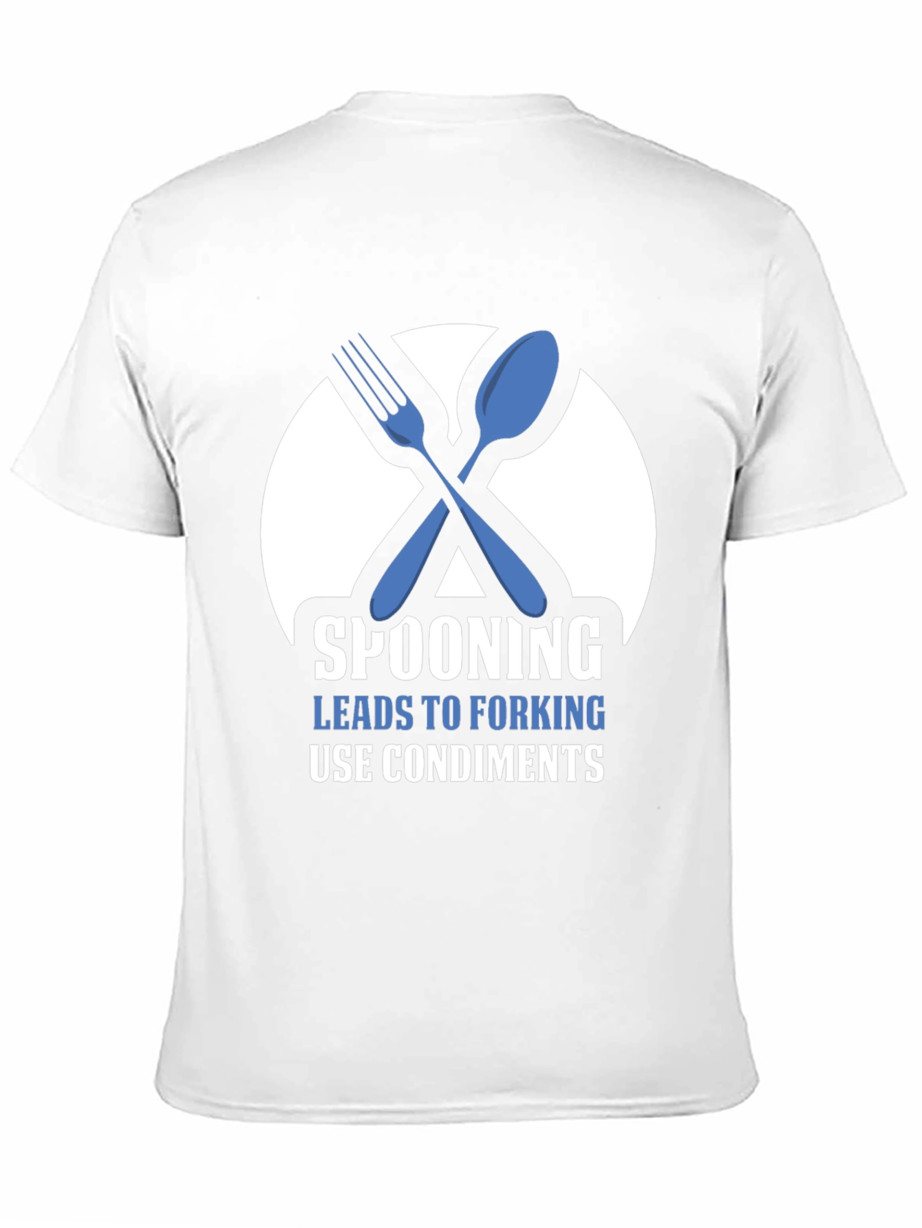 Black Spooning Leads to Forking T-Shirt view 11