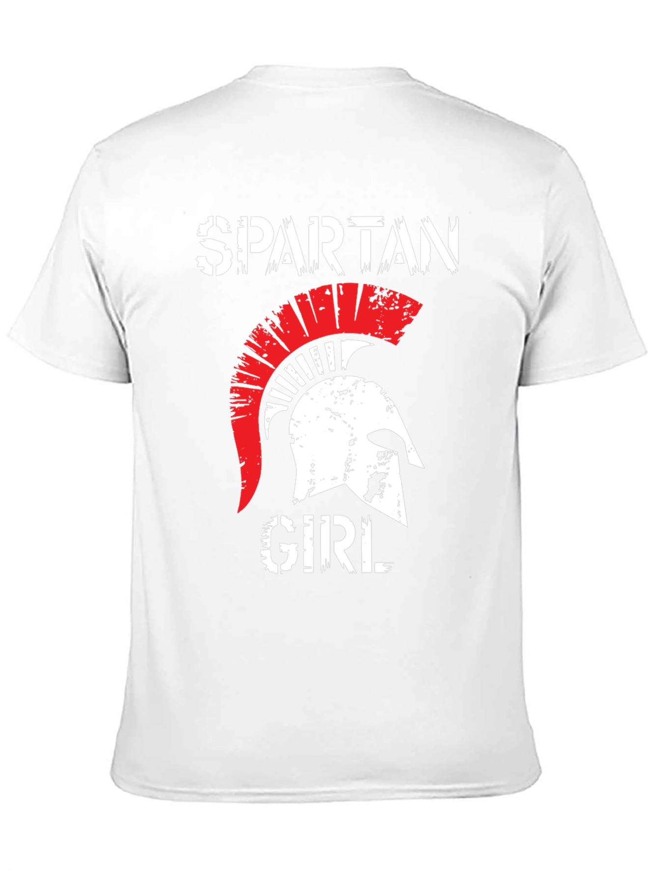 Black Spartan Girl Graphic T-Shirt view 11