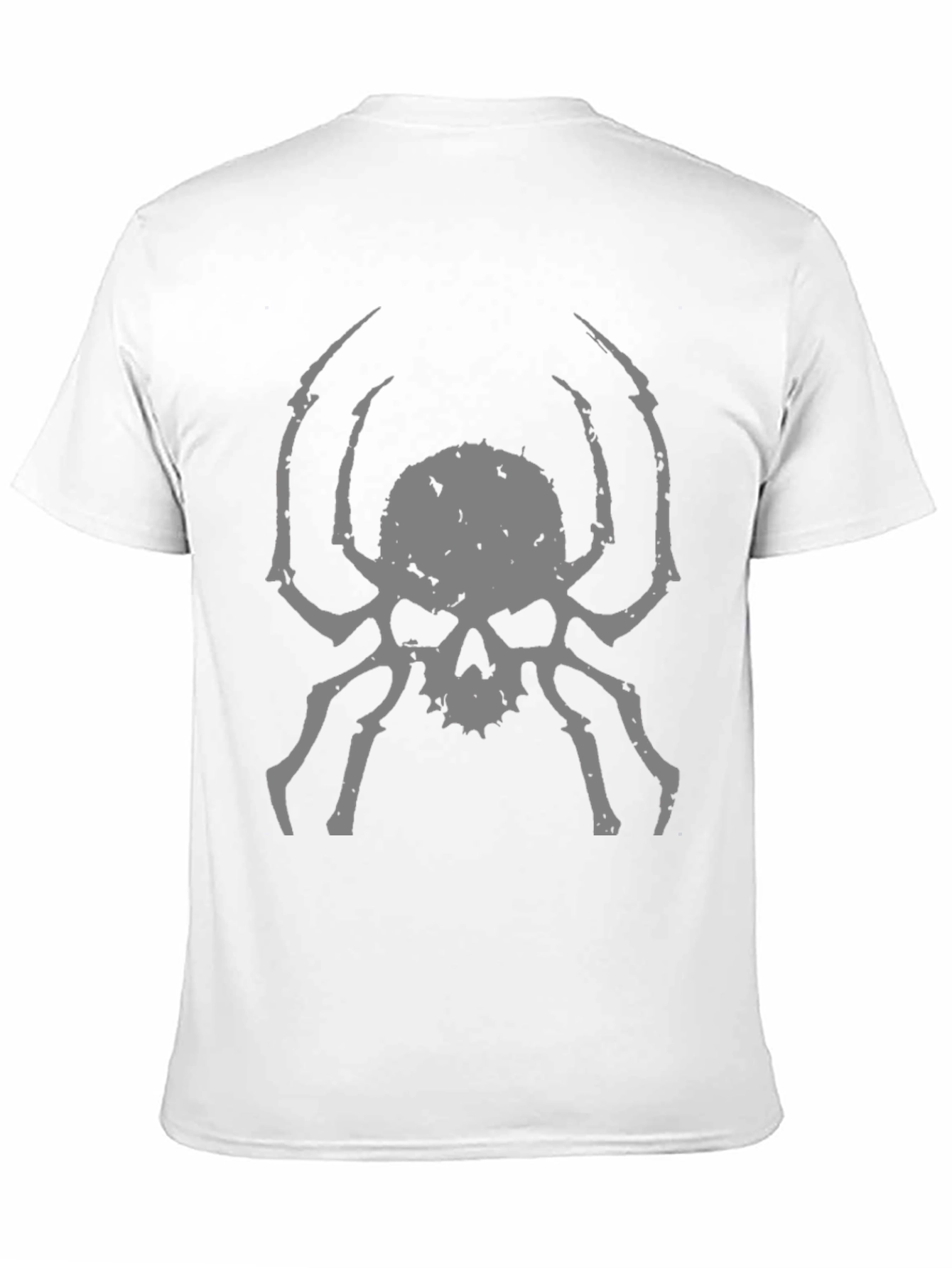 Black Skull Spider Graphic Tee - Men's Black T-Shirt view 11