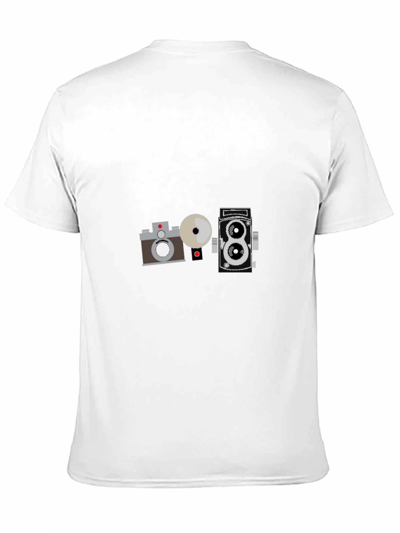Black Vintage Camera Graphic Tee - Classic Style view 11