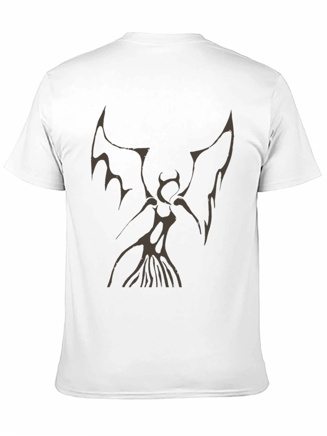 Black Dark Angel Graphic Print Tee view 11