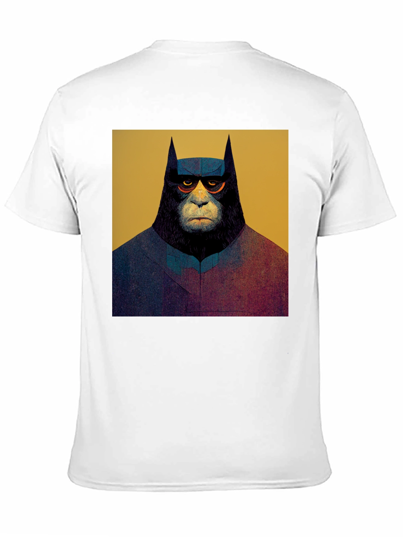 Black Batman Ape Graphic Tee - Black view 11
