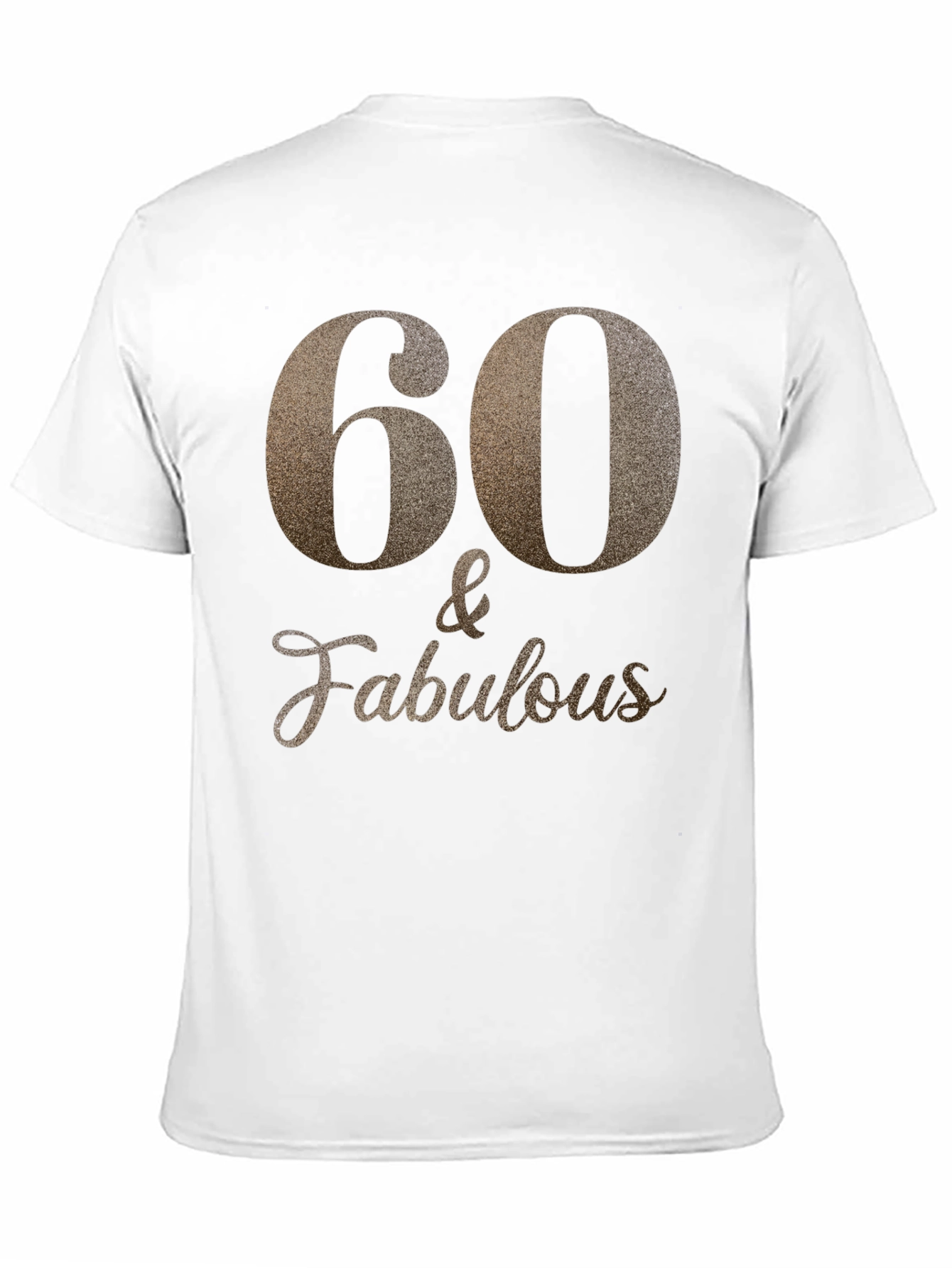 Black 60 & Fabulous Black T-Shirt view 11