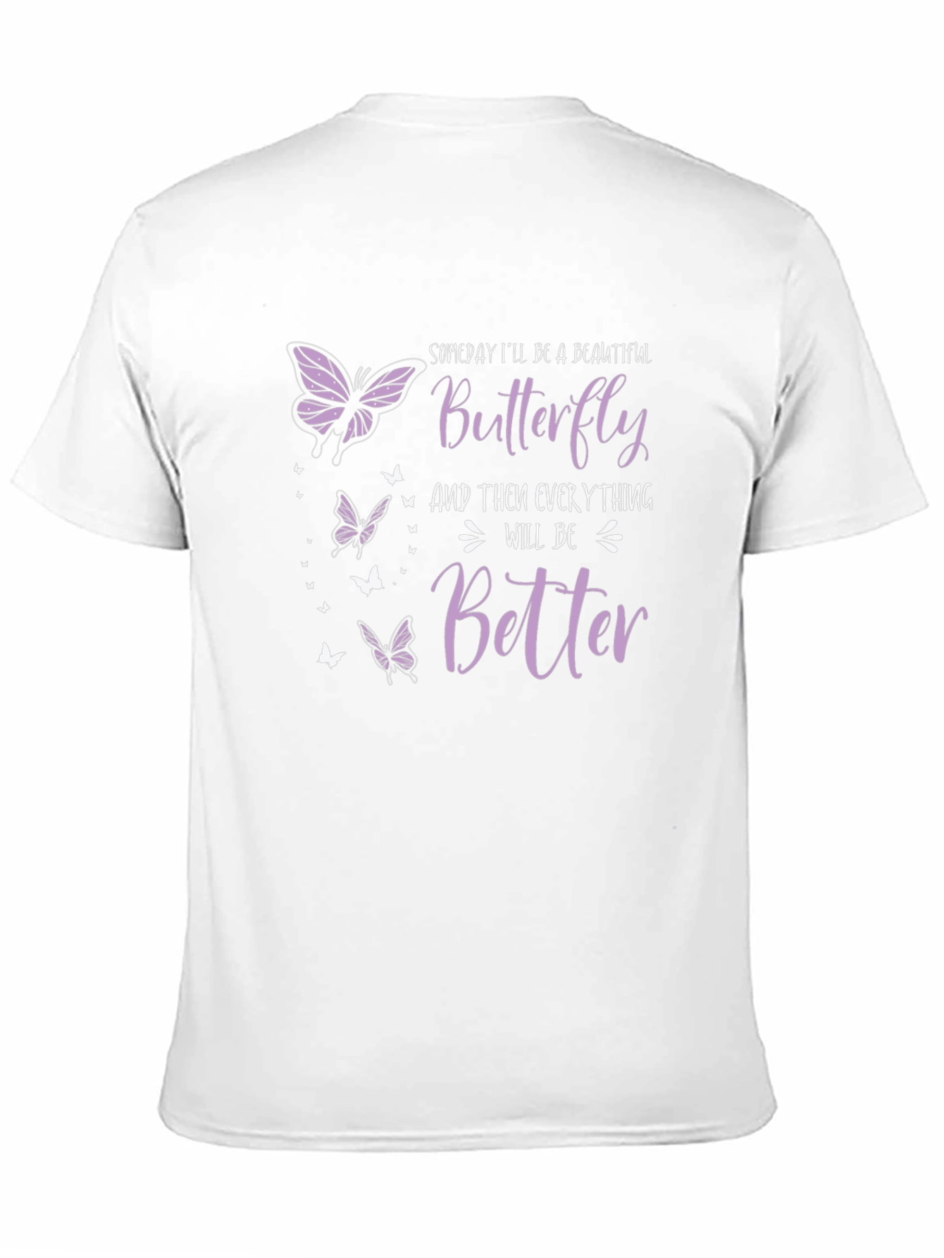 Black Butterfly T-Shirt: Someday I'll Be A Beautiful Butterfly view 11
