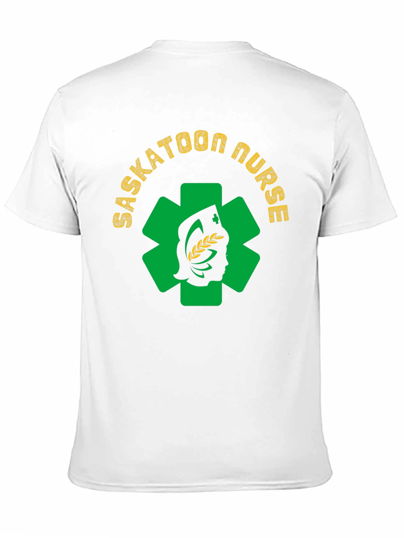 Saskatoon Nurse Graphic Tee - Black Cotton T-Shirt - 11