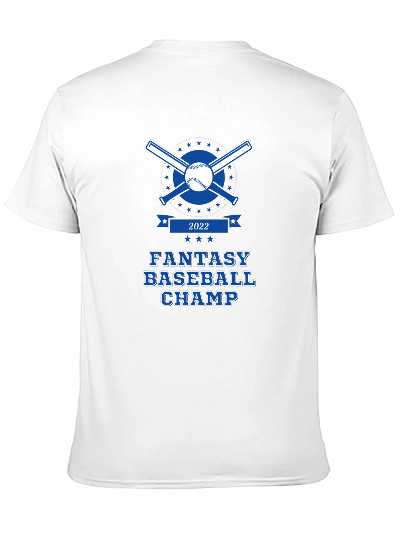 Black Fantasy Baseball Champ 2022 T-Shirt view 11