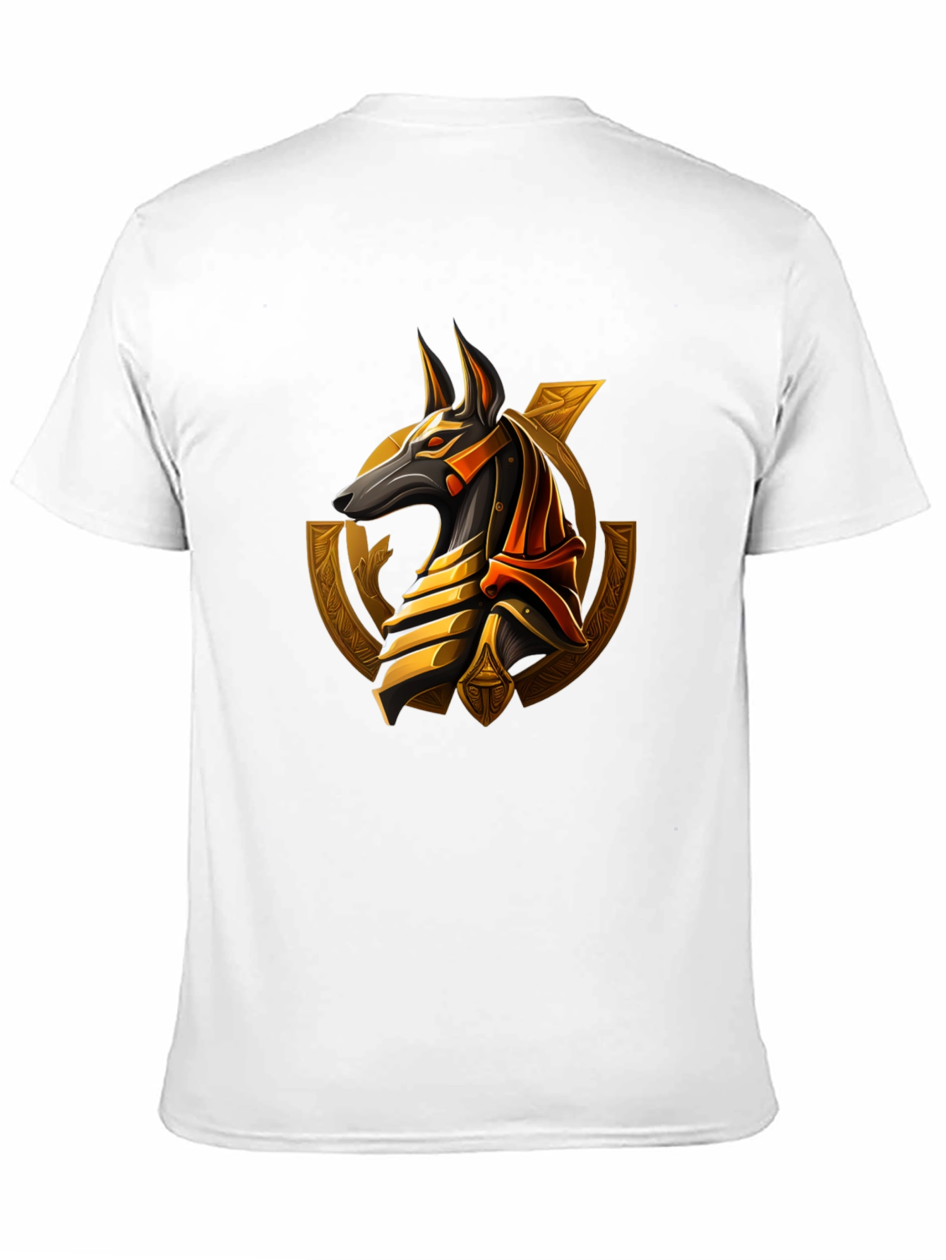 Black Anubis Graphic Black T-Shirt view 11
