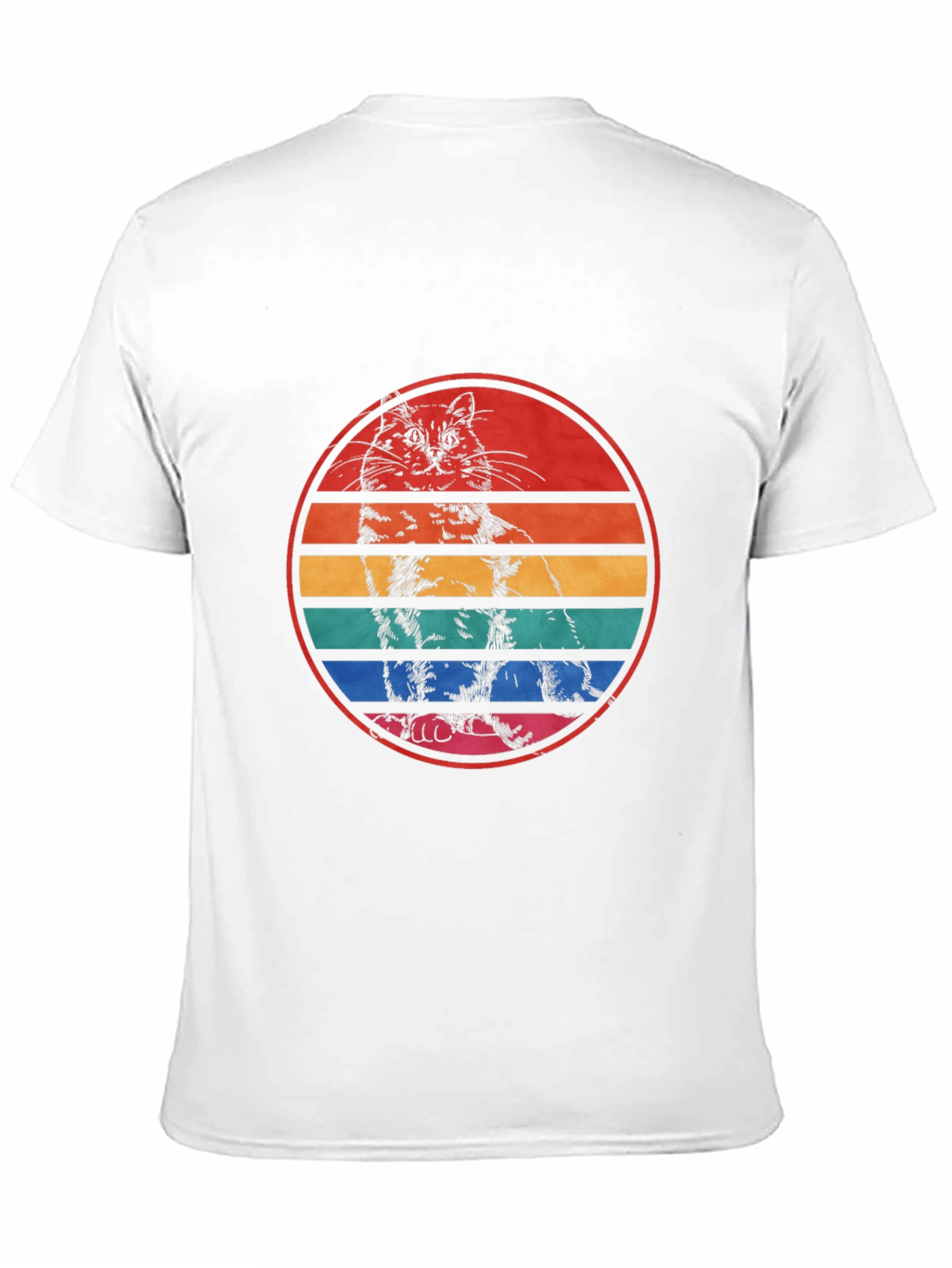 Black Retro Cat Lover T-Shirt - Vintage Style Graphic Tee view 11