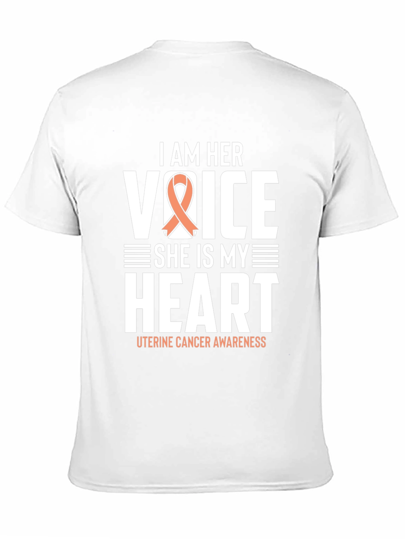 Black Uterine Cancer Awareness Graphic Tee view 11