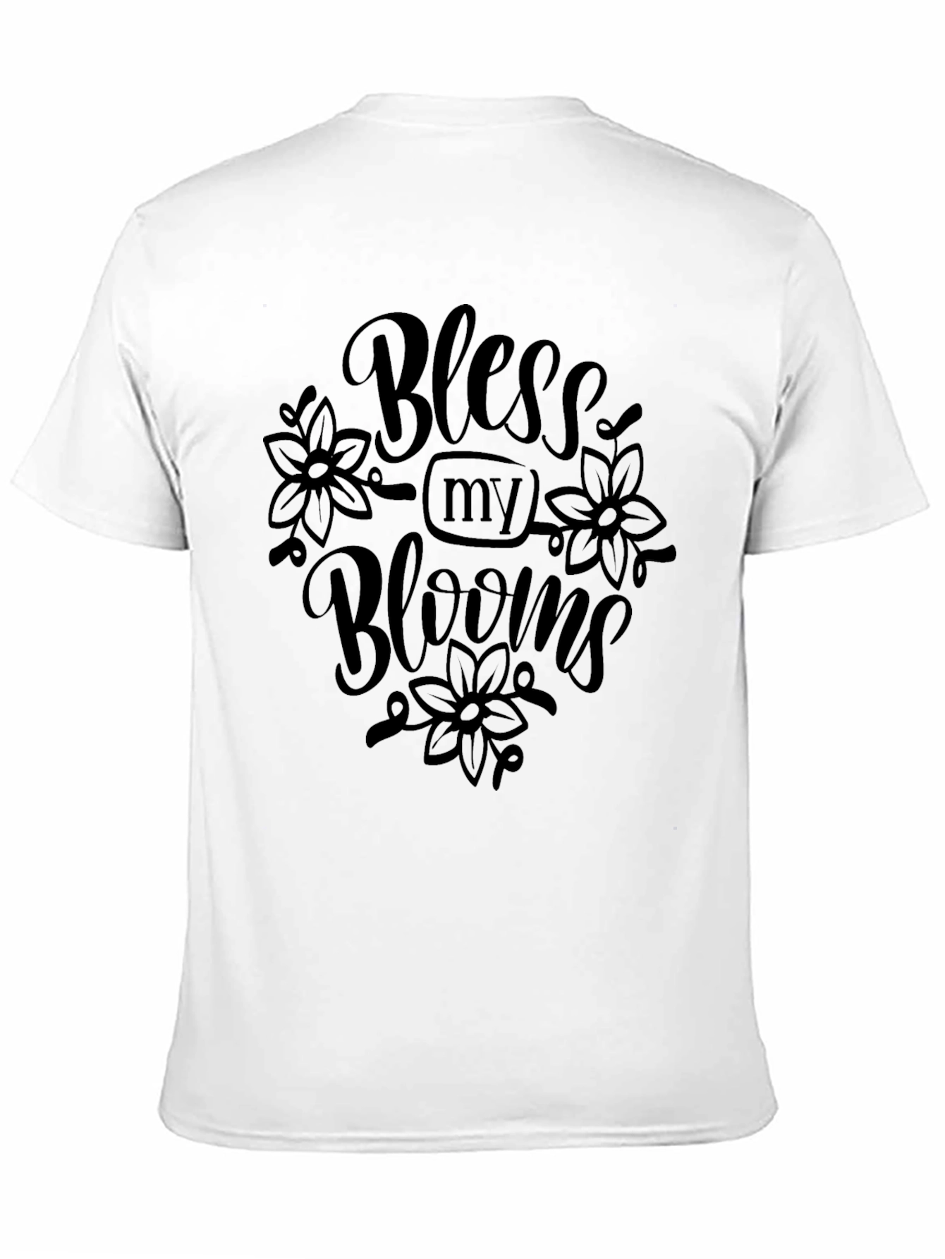 Bless My Blooms Black Graphic Tee - 11
