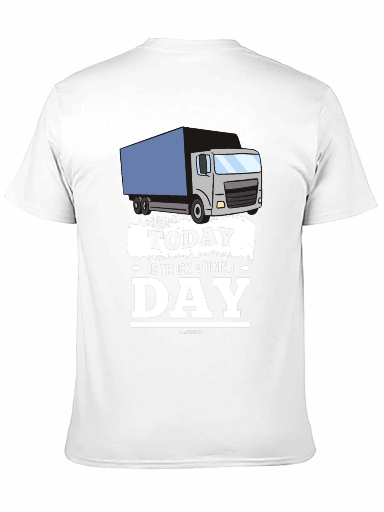 Black Today Is Truck Driving Day T-Shirt view 11