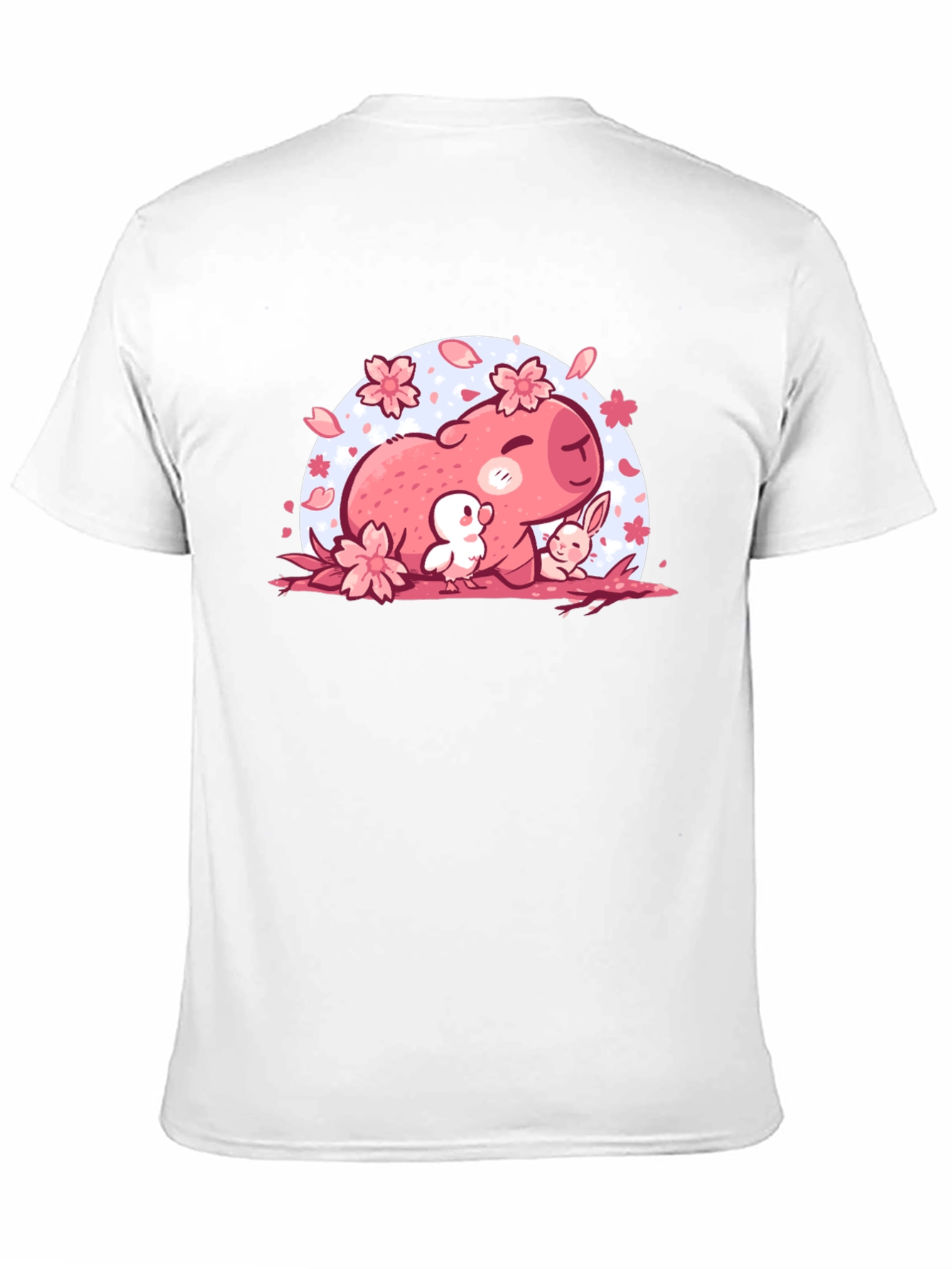 Black Cute Capybara & Friends Graphic Tee view 11