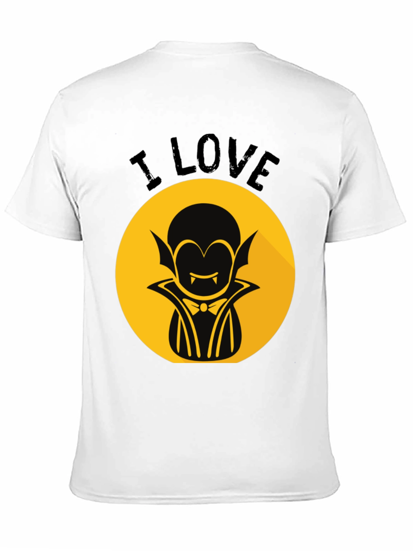 Black I Love Vampire Graphic T-Shirt - Halloween Style view 11