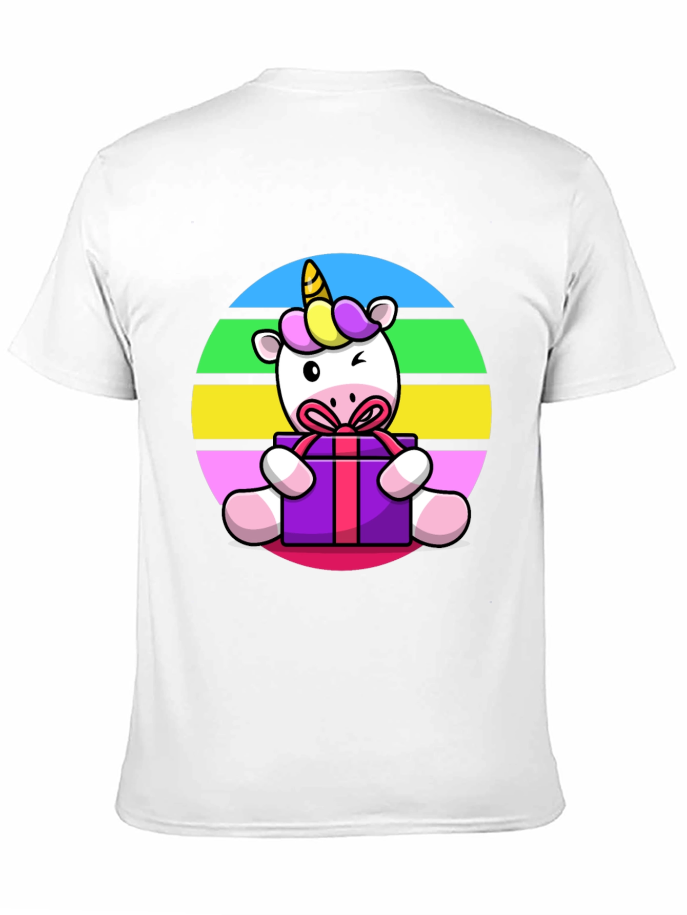 Black Unicorn Gift T-Shirt - Graphic Tee view 11