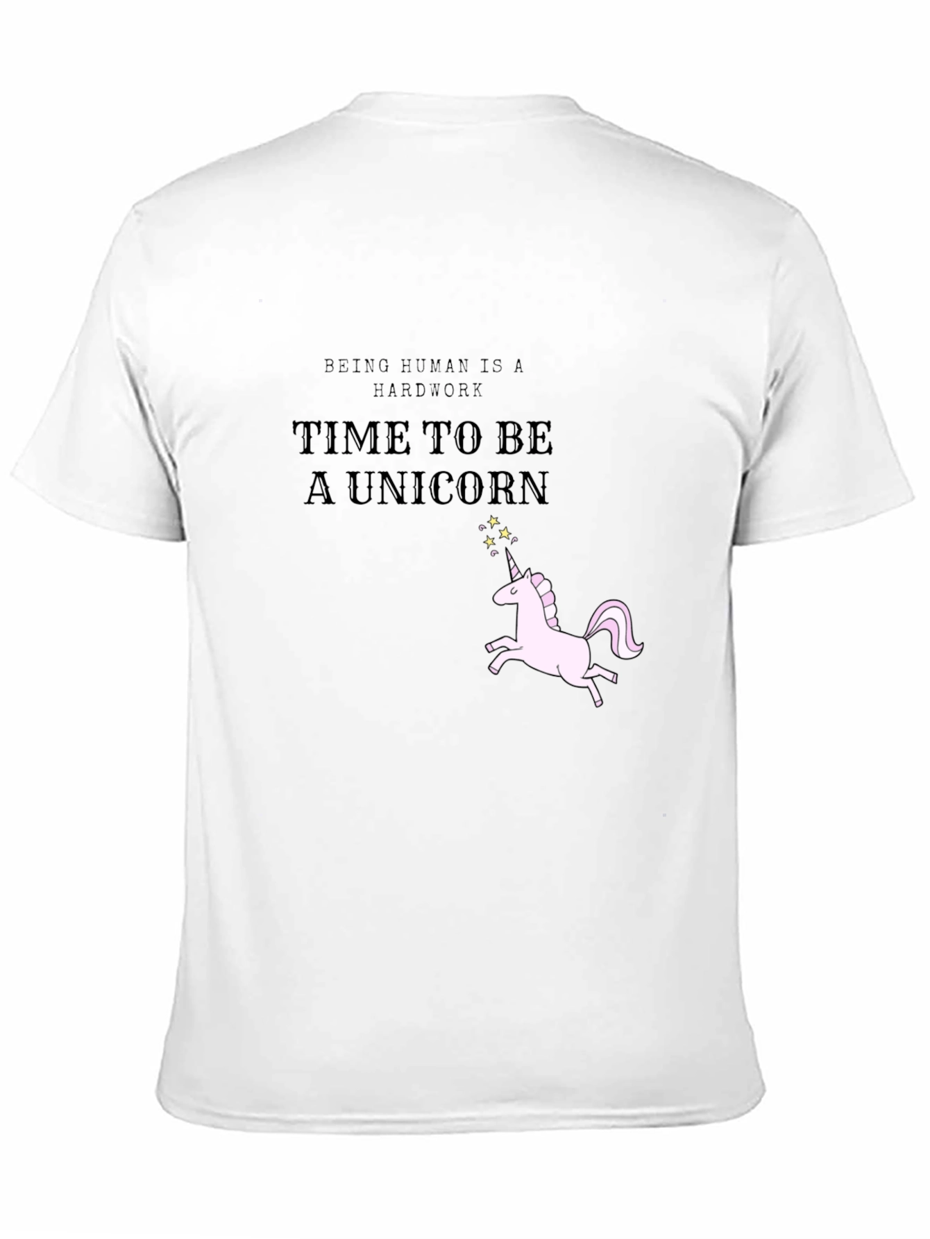Black Unicorn Graphic Tee - Time to Be a Unicorn view 11