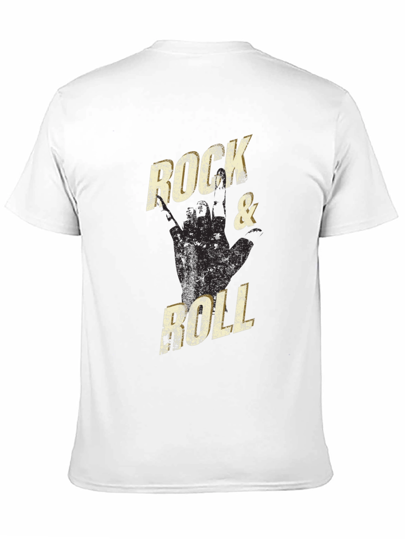 Black Rock & Roll Graphic Tee - Black view 11