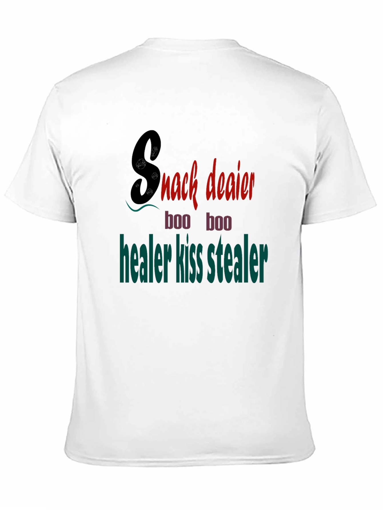 Black Snack Dealer Funny Graphic T-Shirt view 11