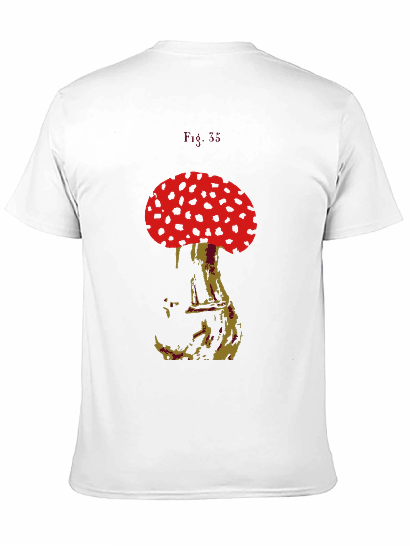 Black Mushroom Graphic Tee - Unique Design view 11