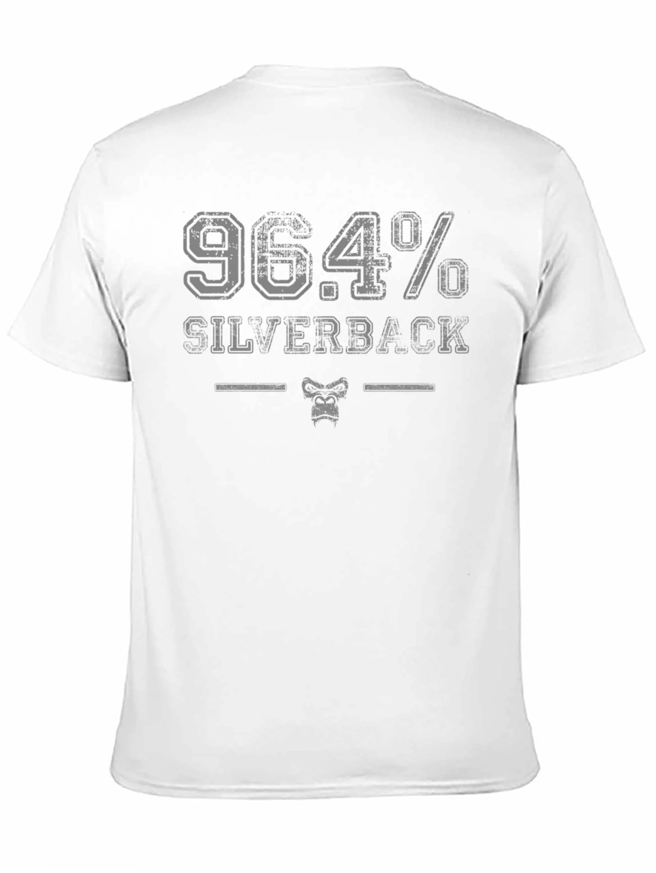 Black 96.4% Silverback Gorilla Graphic Tee view 11