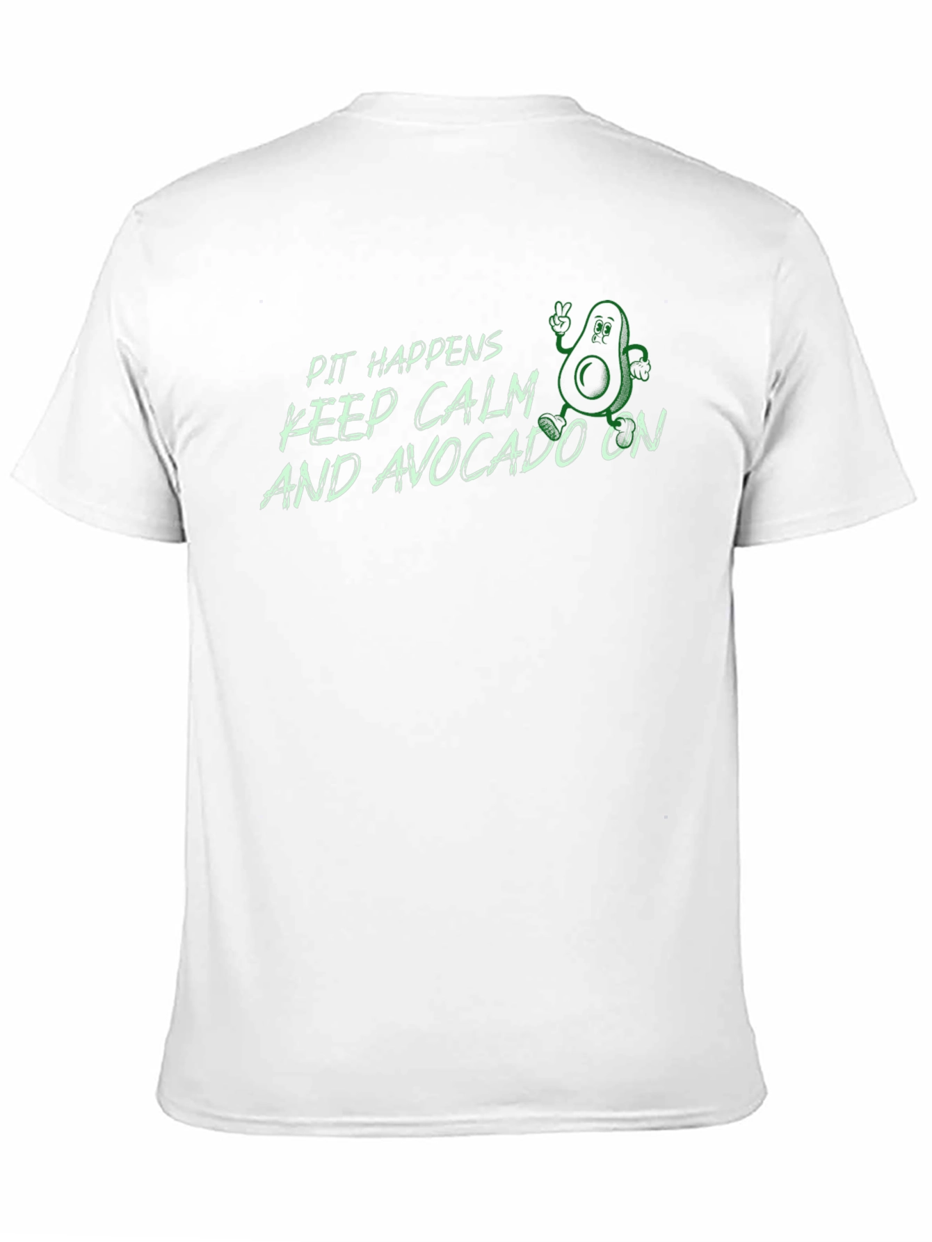 Black Pit Happens Avocado T-Shirt Funny Humor Tee view 11