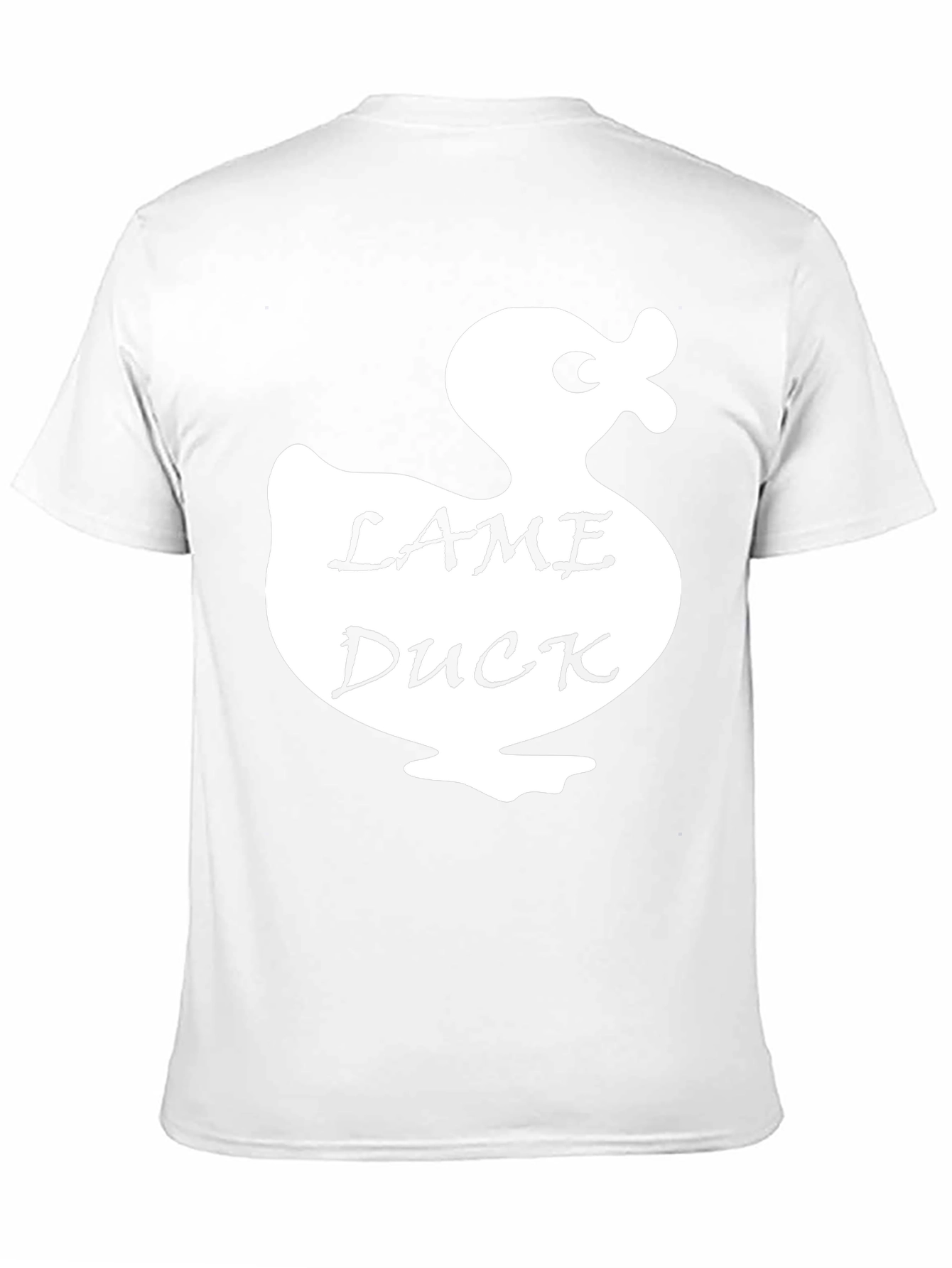 Black Lame Duck Graphic T-Shirt - Novelty Tee view 11