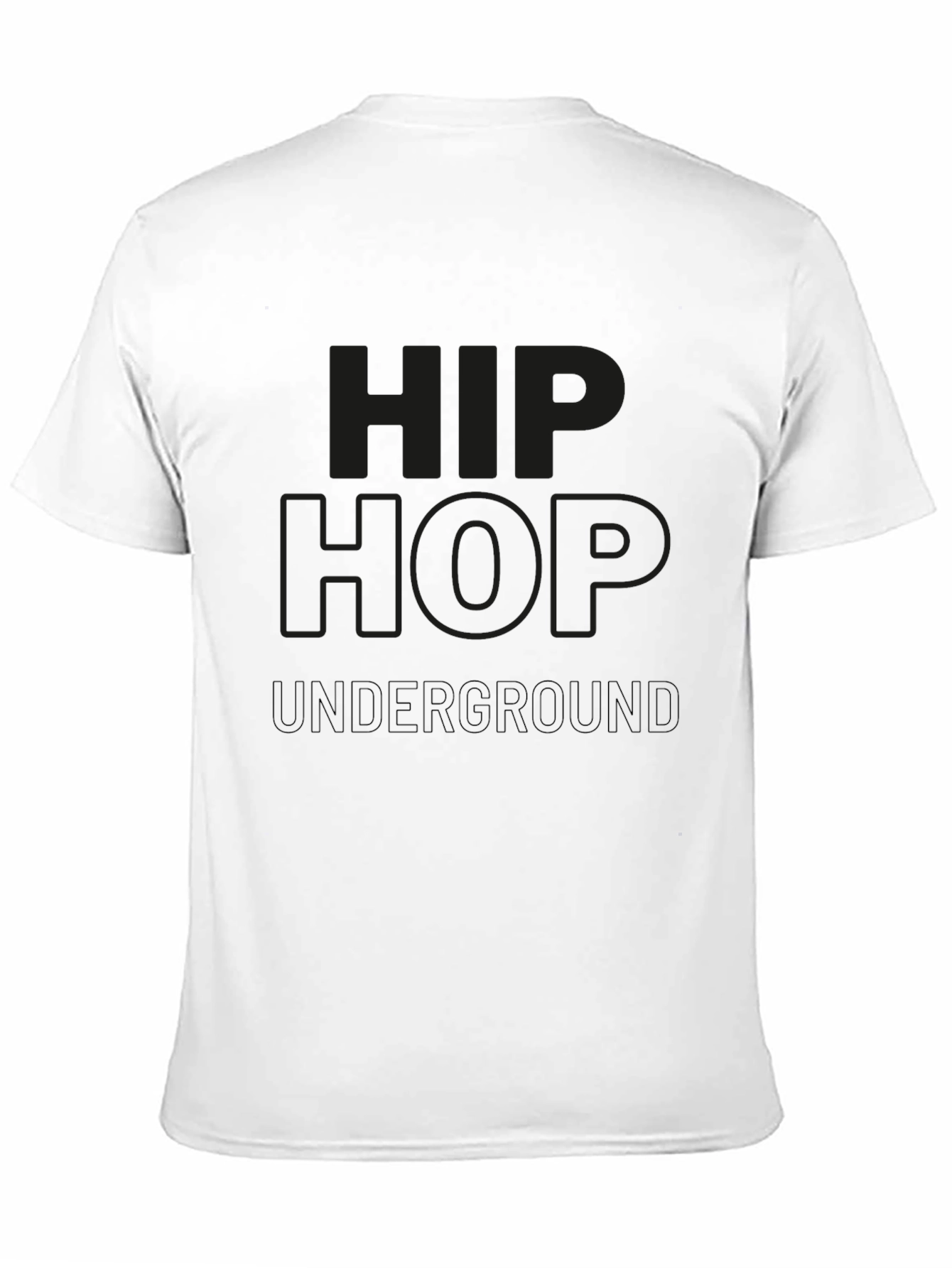 Black Hip Hop Underground Graphic Tee view 11