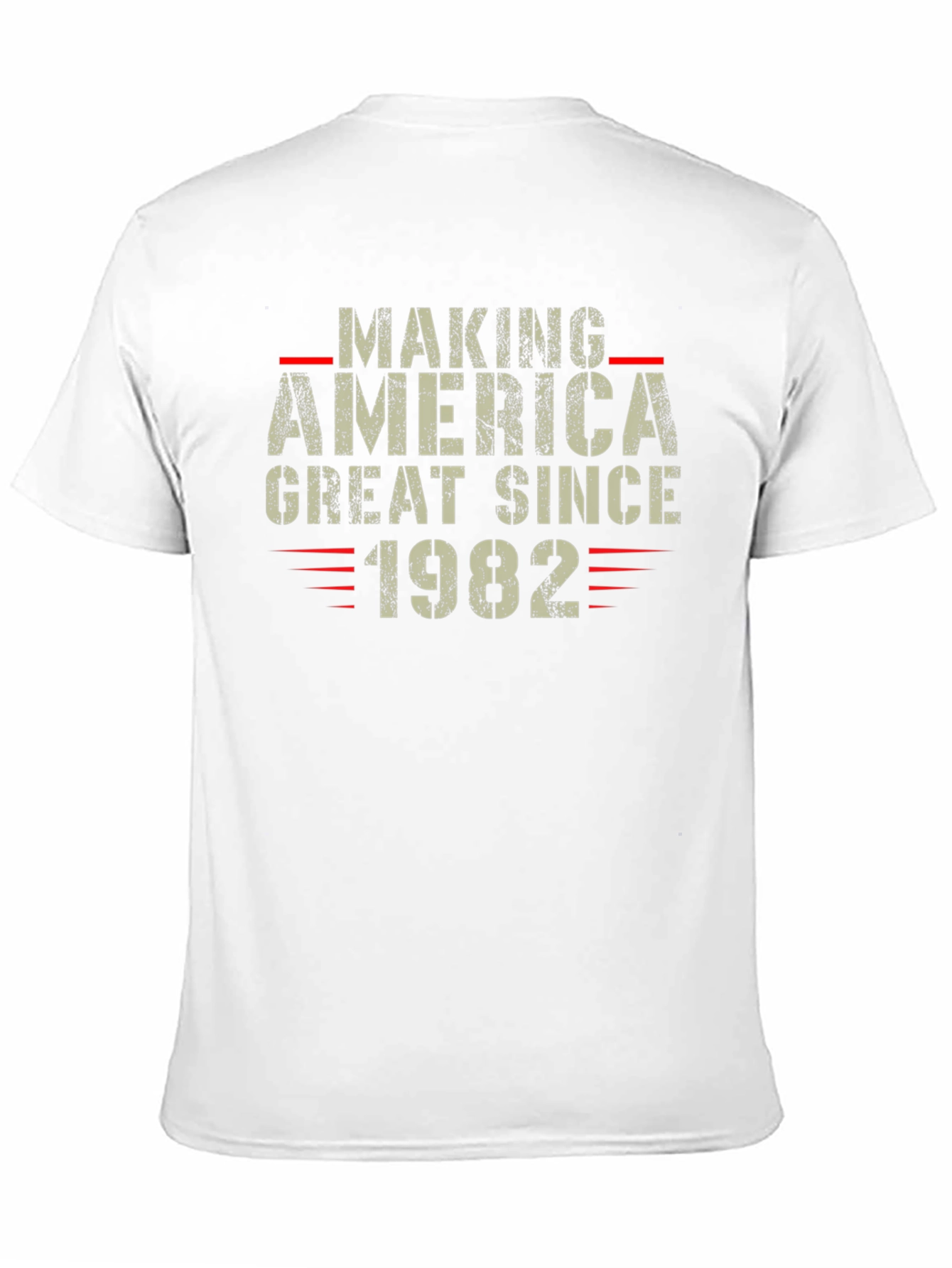 Black Making America Great Since 1982 Black T-Shirt view 11