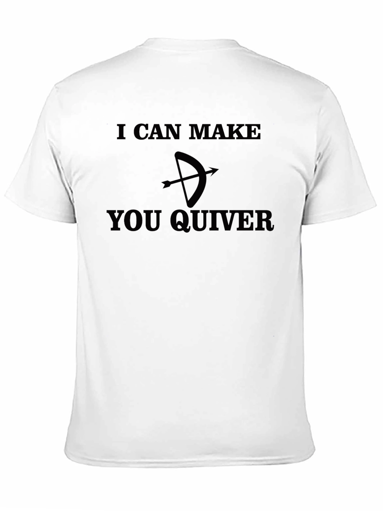 Black I Can Make You Quiver Black T-Shirt view 11