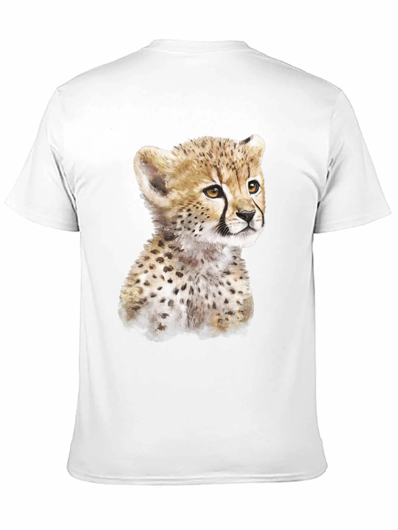 Black Cheetah Cub T-Shirt - Black view 11