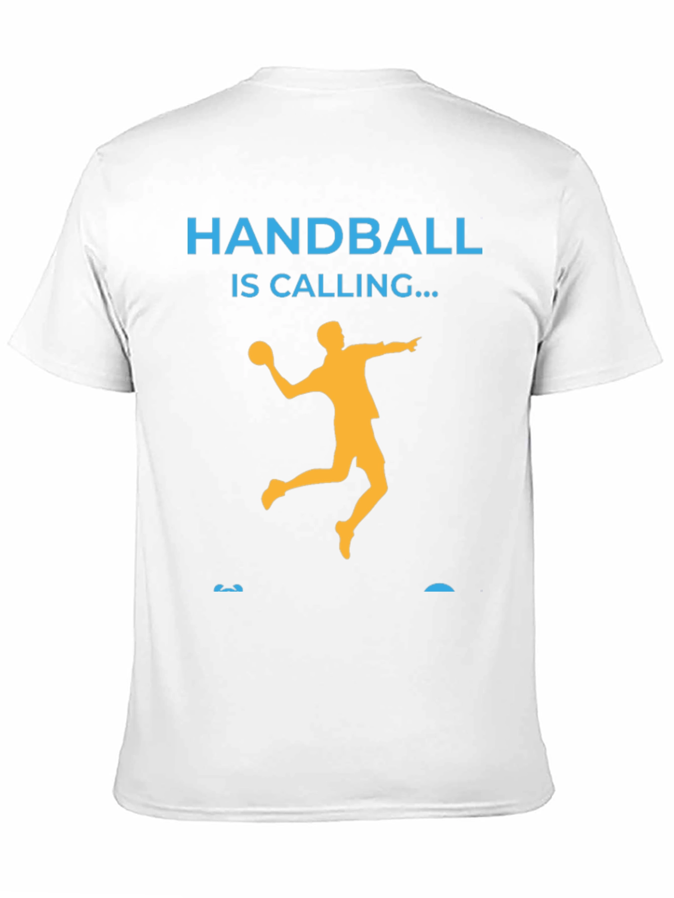 Black Handball Is Calling T-Shirt view 11