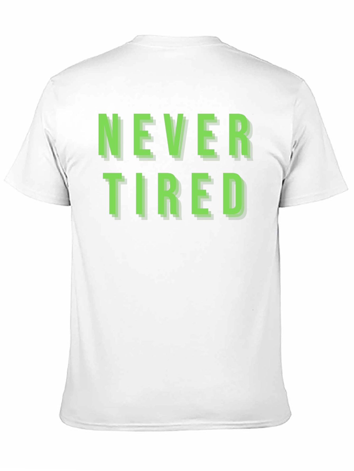 Black Never Tired Graphic T-Shirt - Black view 11