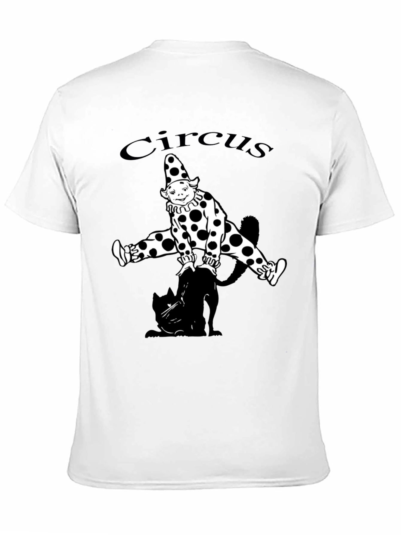 Black Circus Clown Black T-Shirt view 11