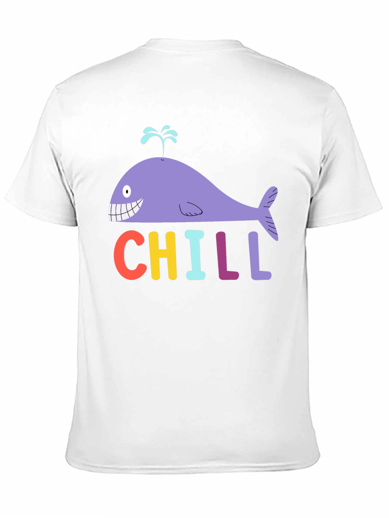 Black Chill Whale Graphic Tee - Unisex view 11