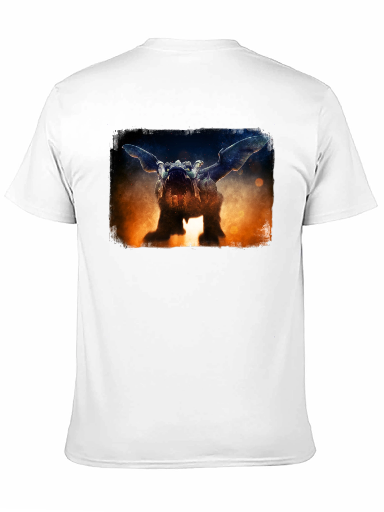 Black Gargoyle Graphic Black T-Shirt view 11
