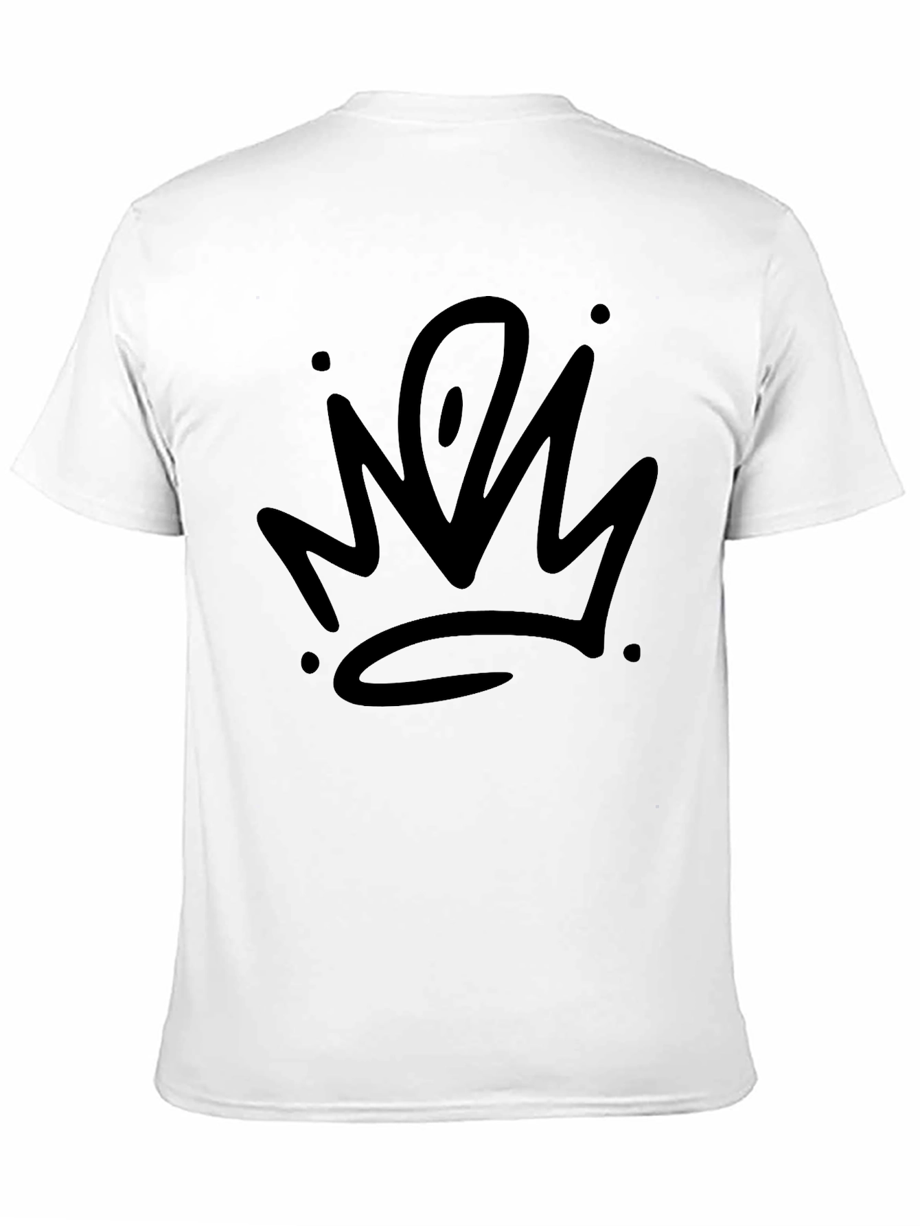 Black Crown Graphic Black T-Shirt - Stylish Streetwear view 11